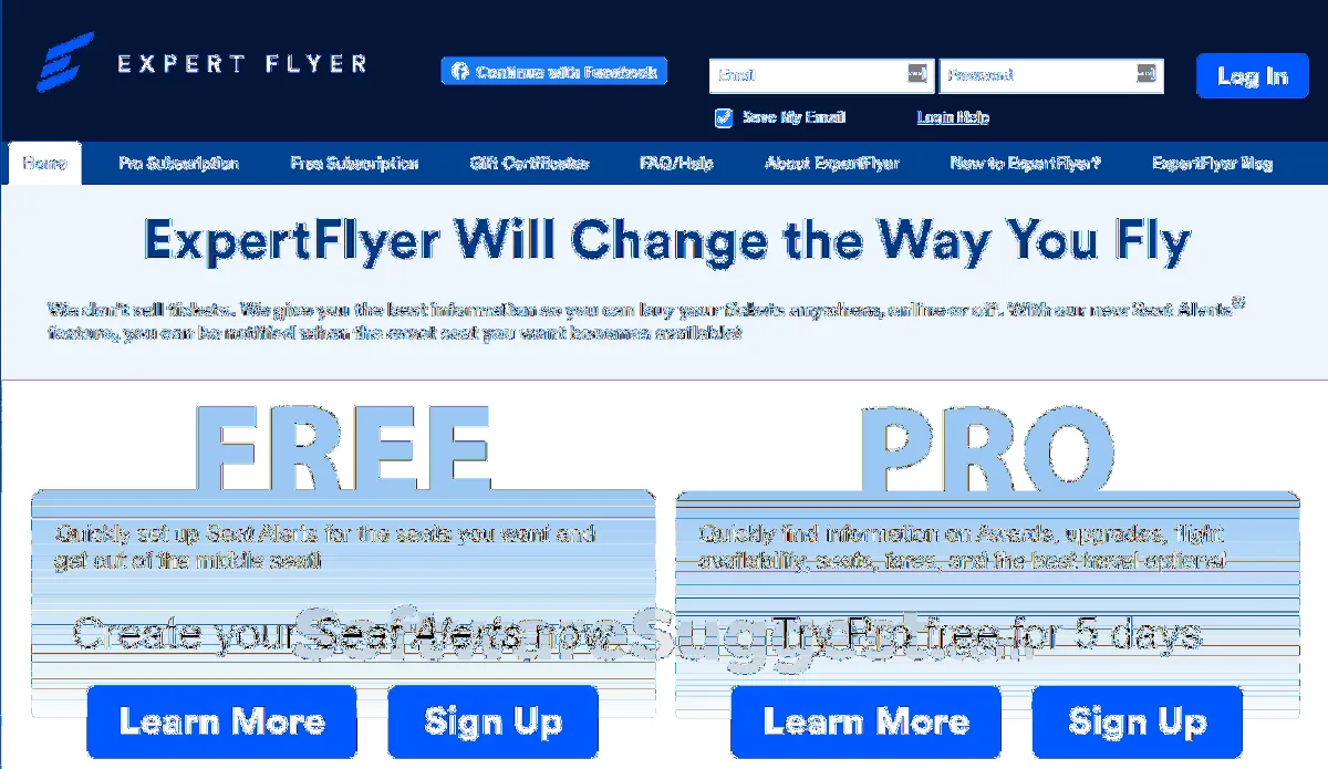 Notre avis sur ExpertFlyer.com : un logiciel pour le tourisme à découvrir Notre avis sur ExpertFlyer.com : un logiciel pour le tourisme à découvrir