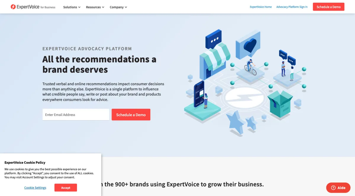 Interface ExpertVoice : fonctionnalités, prix, alternatives