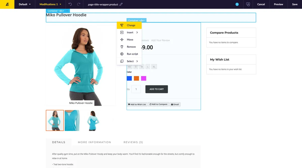 Interface Exponea: image, ergonomie, alternatives