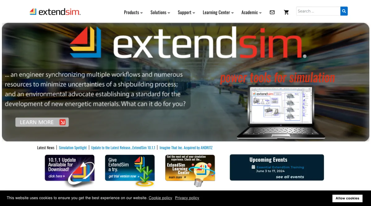 Interface Extendsim : fonctionnalités, prix, alternatives