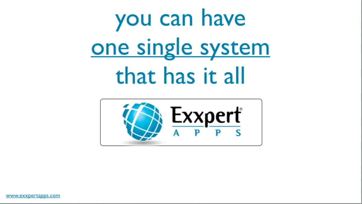 Interface ExxpertApps: fonctionnalités, prix, alternatives