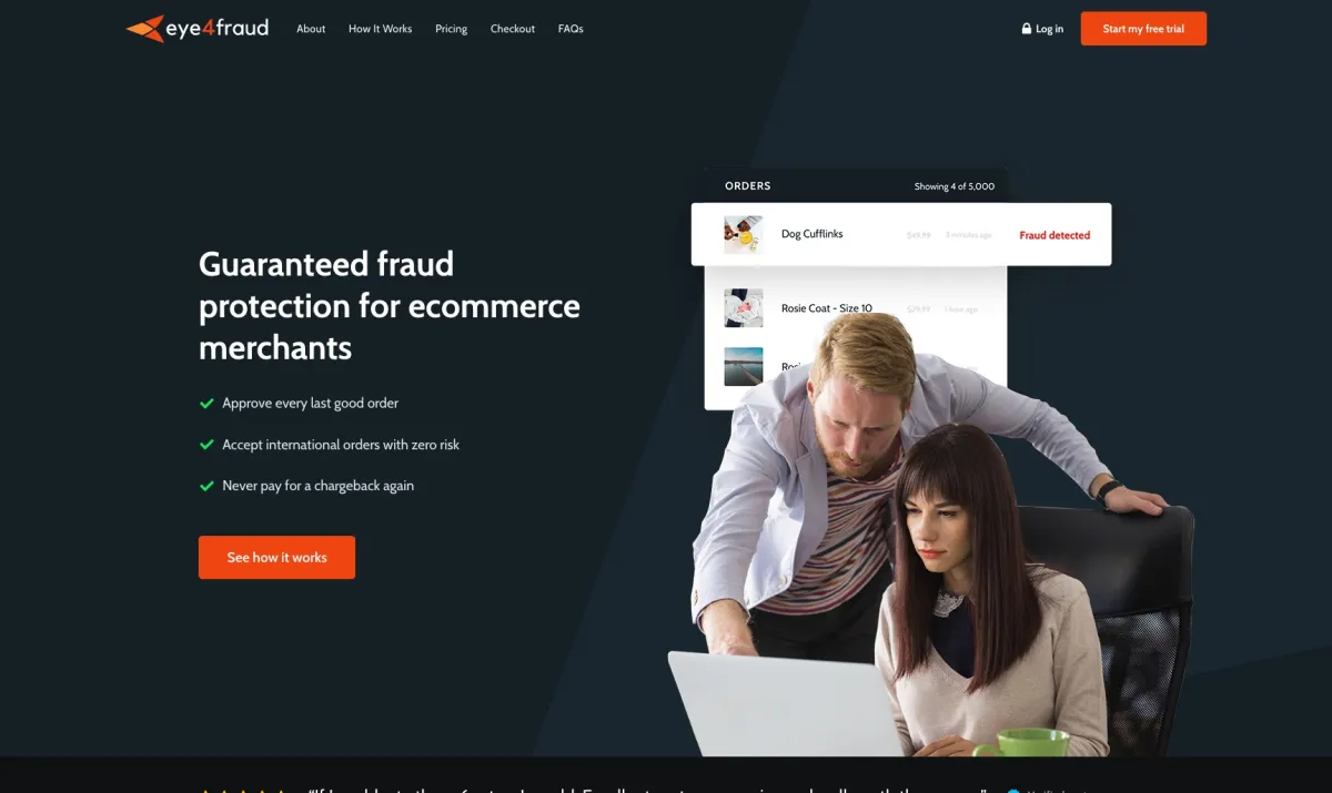 Interface Eye4Fraud : fonctionnalités, prix, alternatives