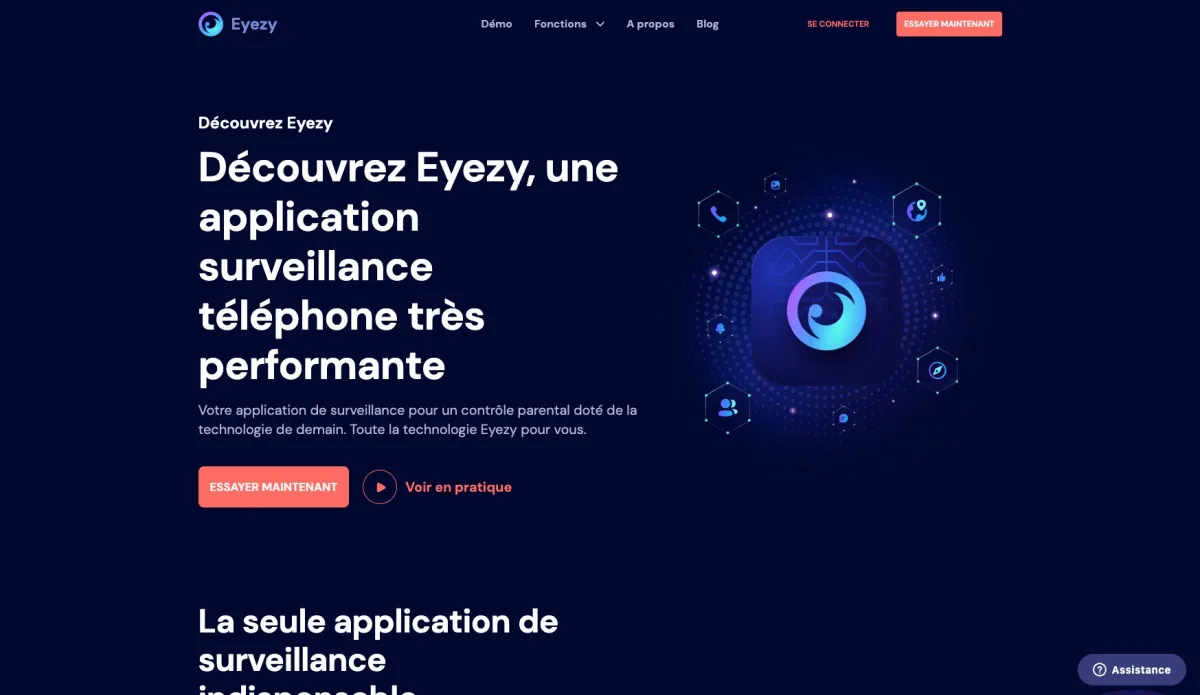 Interface EyeZy : fonctionnalités, prix, alternatives