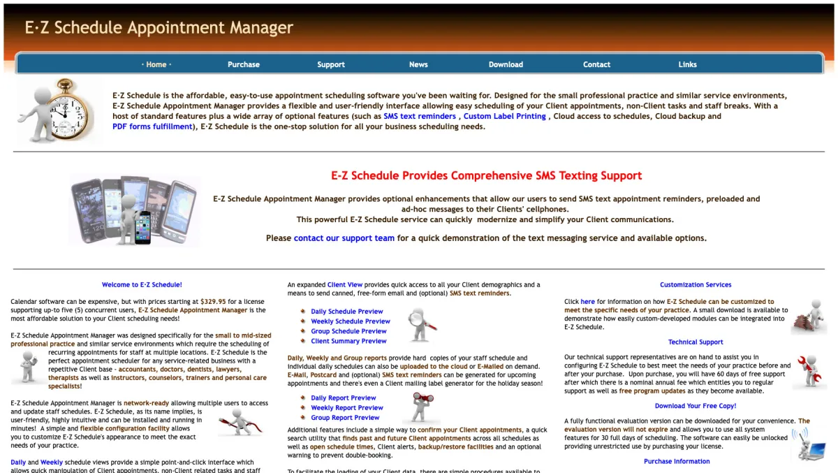 Interface EZ Appointment Management : fonctionnalités, prix, alternatives