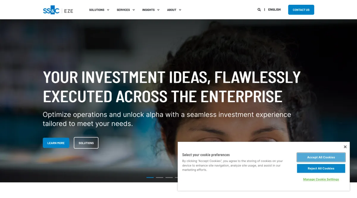 Interface Eze Investment Suite : fonctionnalités, prix, alternatives