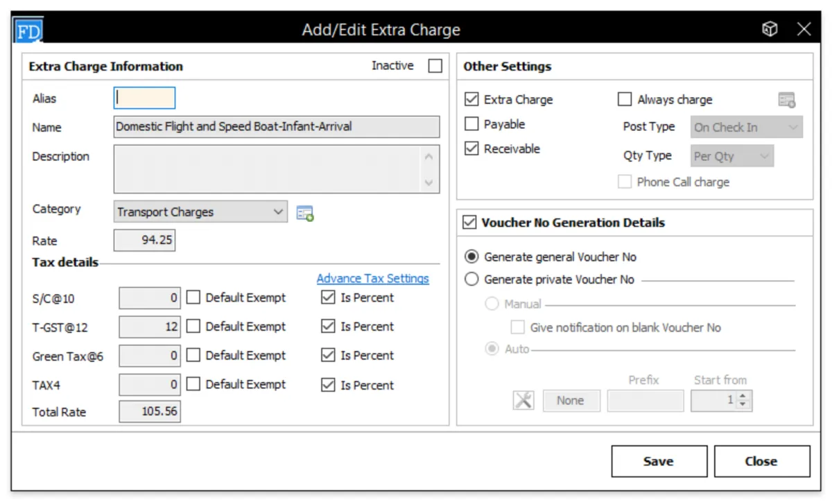 Interface eZee FrontDesk: fonctionnalités, prix, alternatives
