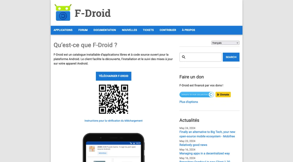 F-Droid: avis sur le navigateur web (browser): fonctionnalités, avantages, inconvénients et tarifs F-Droid: avis sur le navigateur web (browser): fonctionnalités, avantages, inconvénients et tarifs