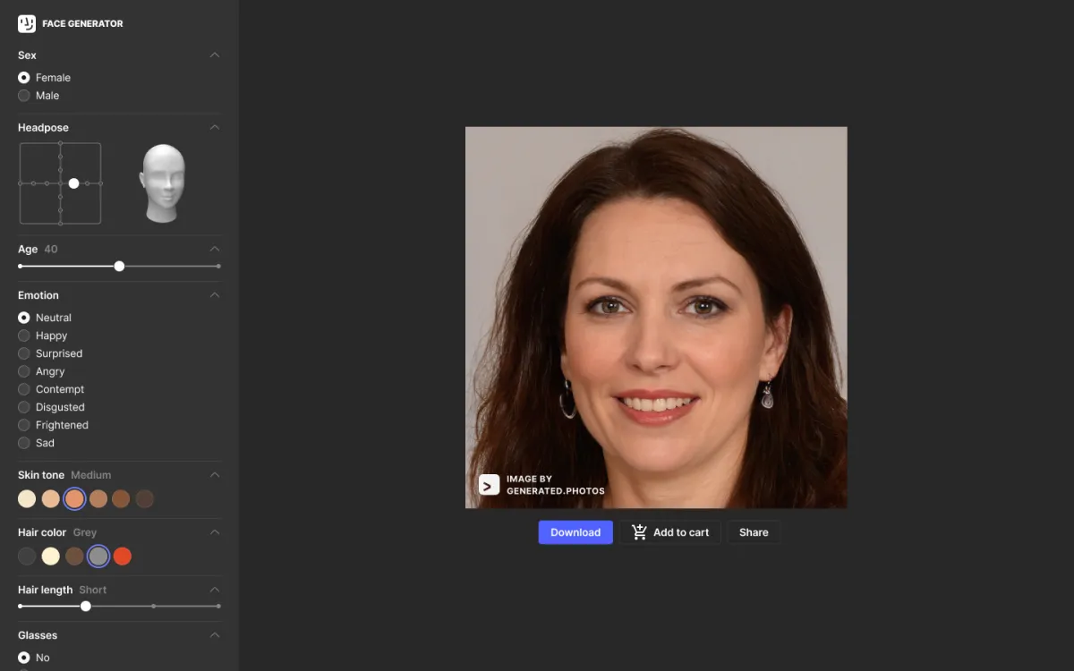 Notre avis sur Face Generator : un logiciel de retouche photo / édition d'image à découvrir