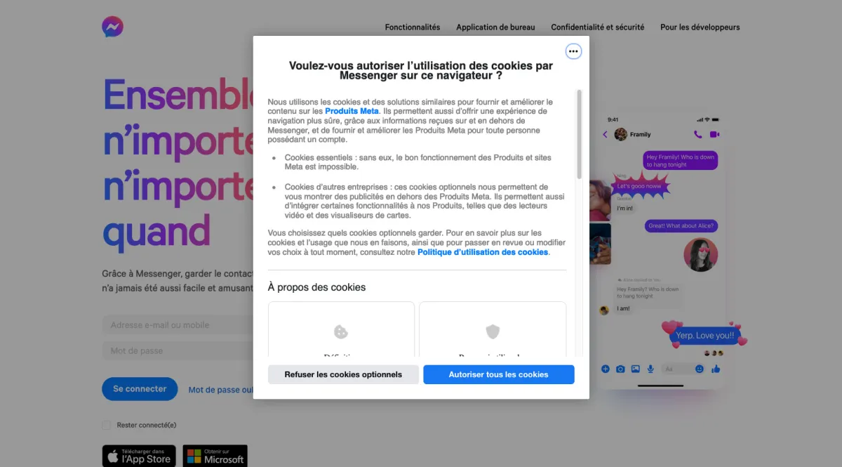 Interface Facebook Messenger : fonctionnalités, prix, alternatives Interface Facebook Messenger : fonctionnalités, prix, alternatives