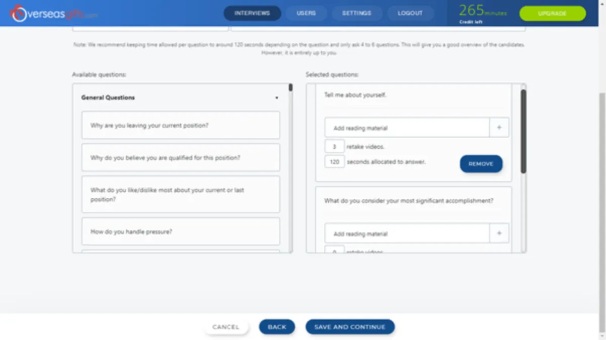 Interface FaceCruit: fonctionnalités, prix, alternatives