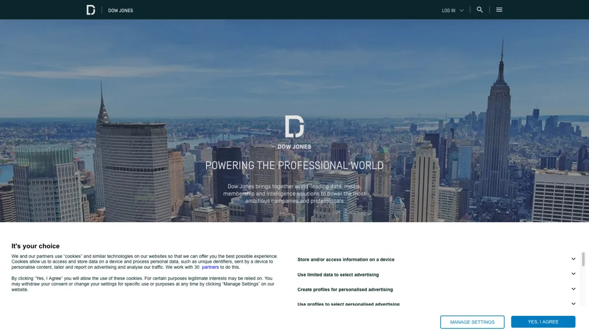 Interface Factiva : fonctionnalités, prix, alternatives