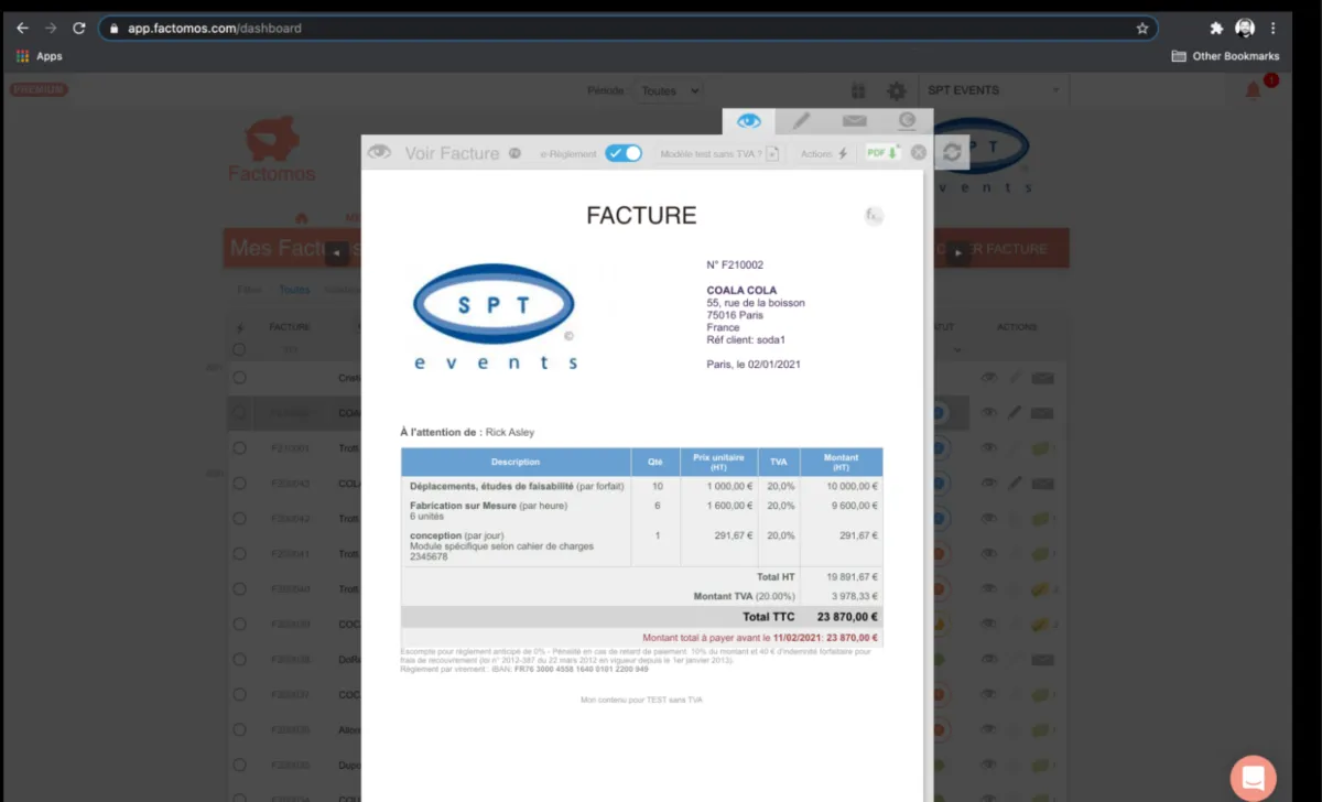 Notre avis sur Factomos : un logiciel de devis à découvrir