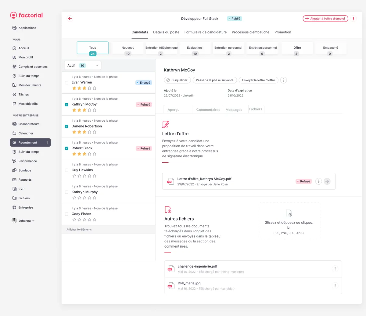 Notre avis sur Factorial Entretien évaluation : un logiciel de gestion des talents à découvrir