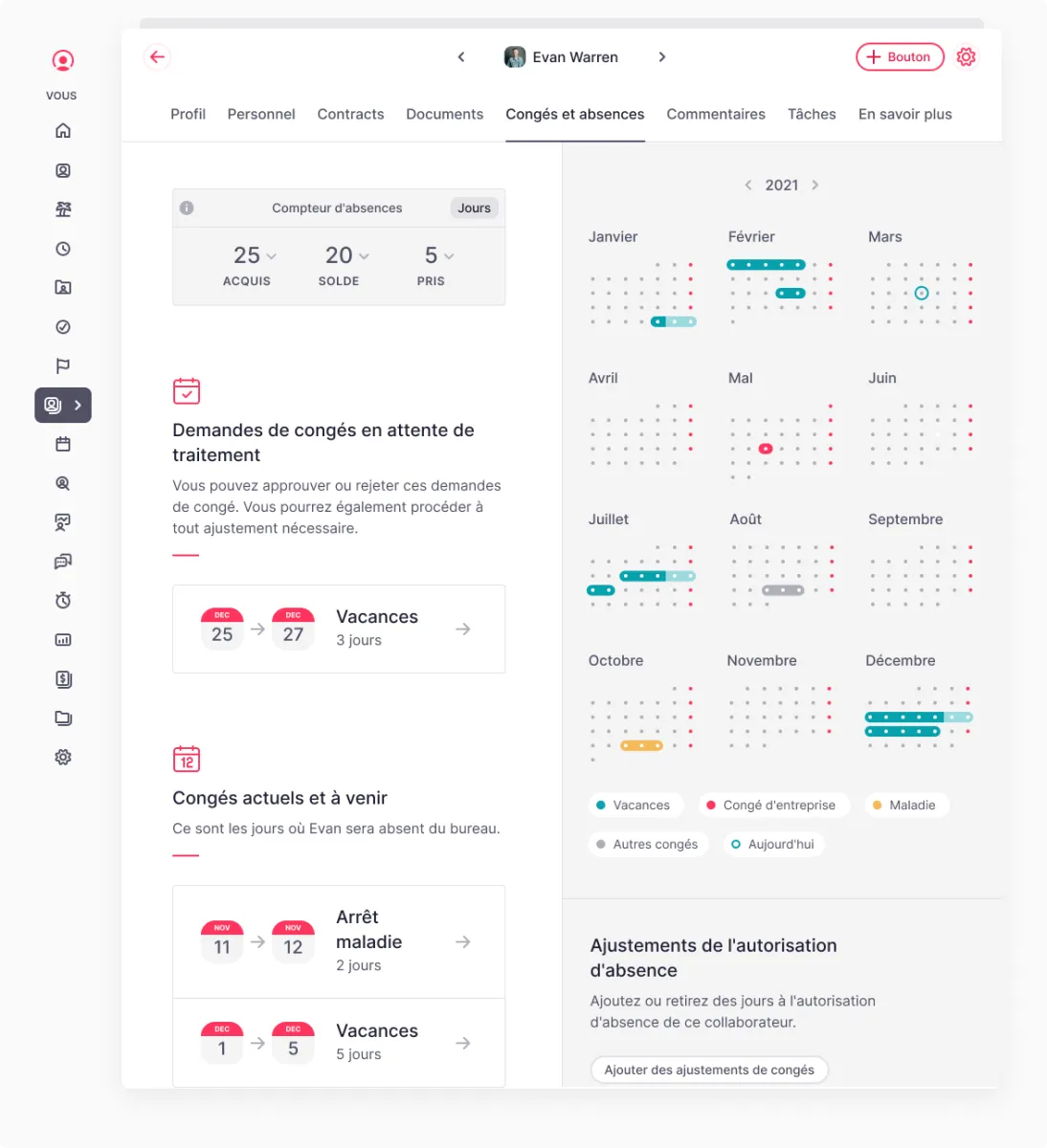 Notre avis sur Factorial Gestion des absences : un logiciel de gestion des congés / absences à découvrir