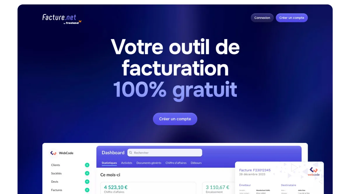 Notre avis sur Facture.net : un logiciel de devis à découvrir
