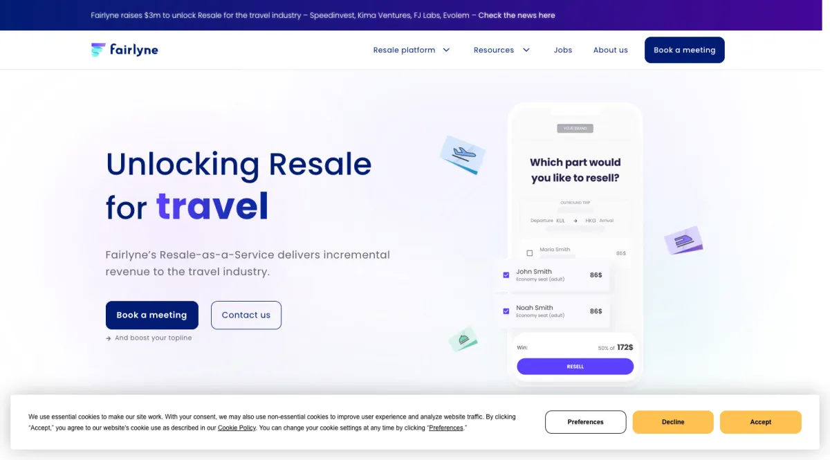 Interface FAIRLYNE : fonctionnalités, prix, alternatives
