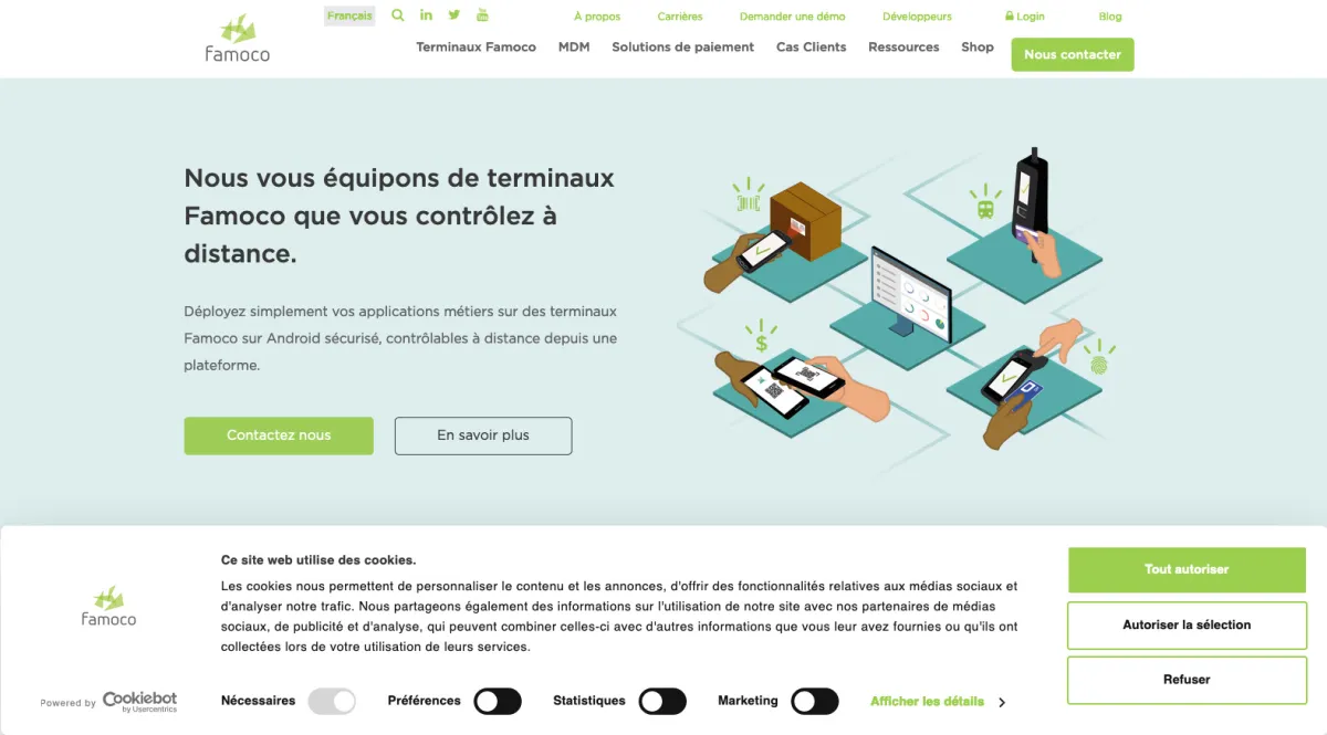 Interface Famoco : fonctionnalités, prix, alternatives