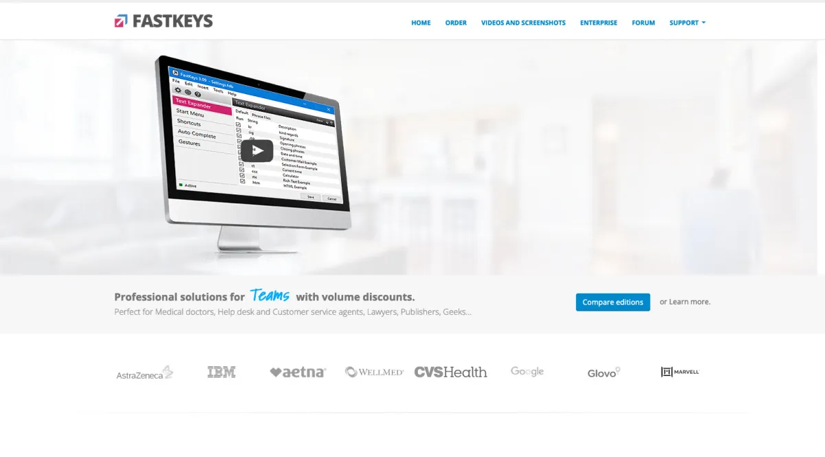 Interface FastKeys : fonctionnalités, prix, alternatives