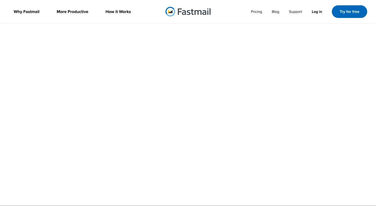 Interface FastMail : fonctionnalités, prix, alternatives Interface FastMail : fonctionnalités, prix, alternatives