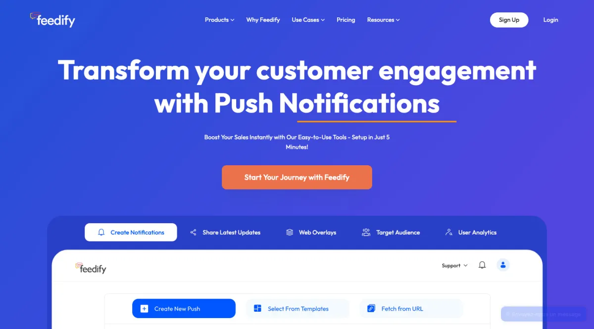 Interface Feedify : fonctionnalités, prix, alternatives