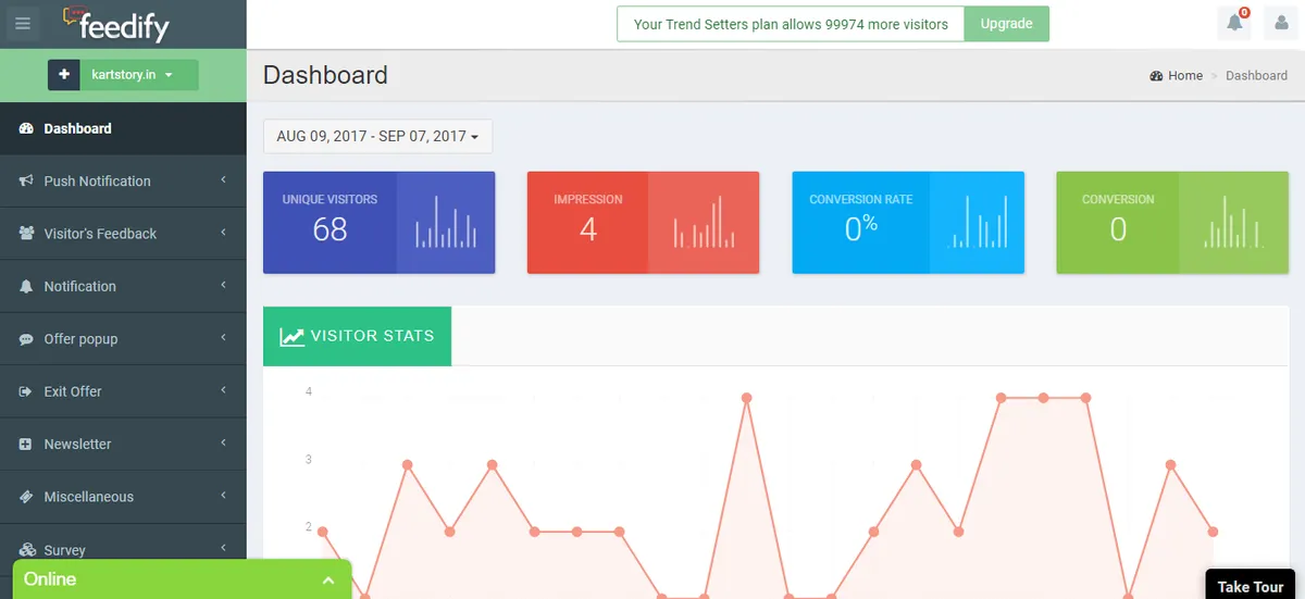 Notre avis sur Feedify : un logiciel d'engagement client (customer engagement) à découvrir
