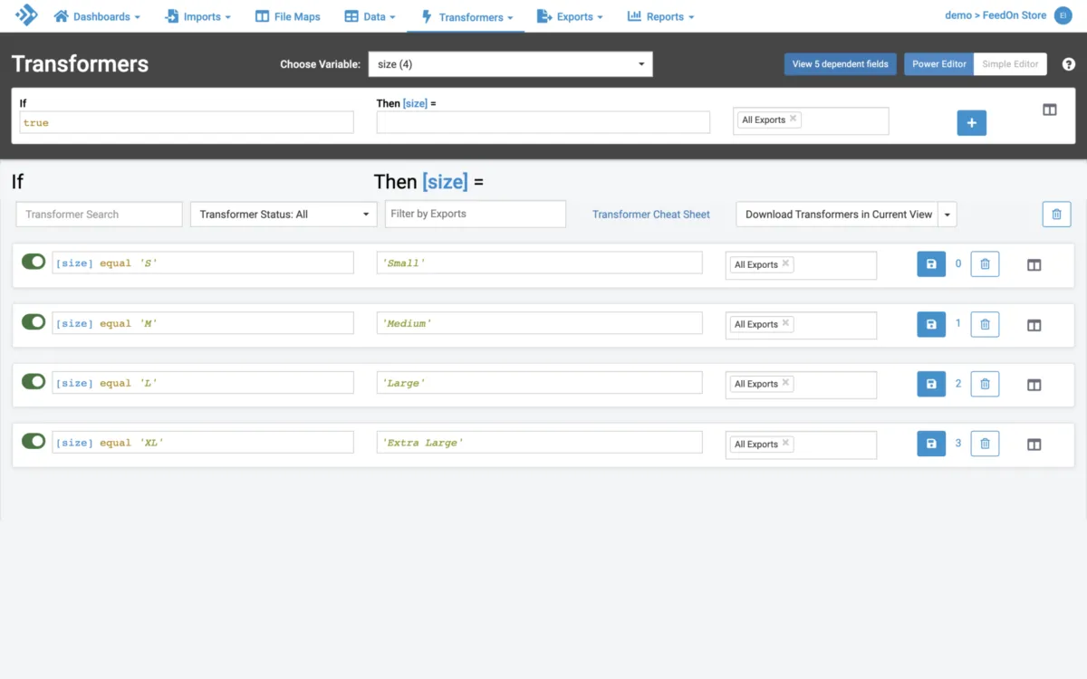Interface Feedonomics: fonctionnalités, prix, alternatives