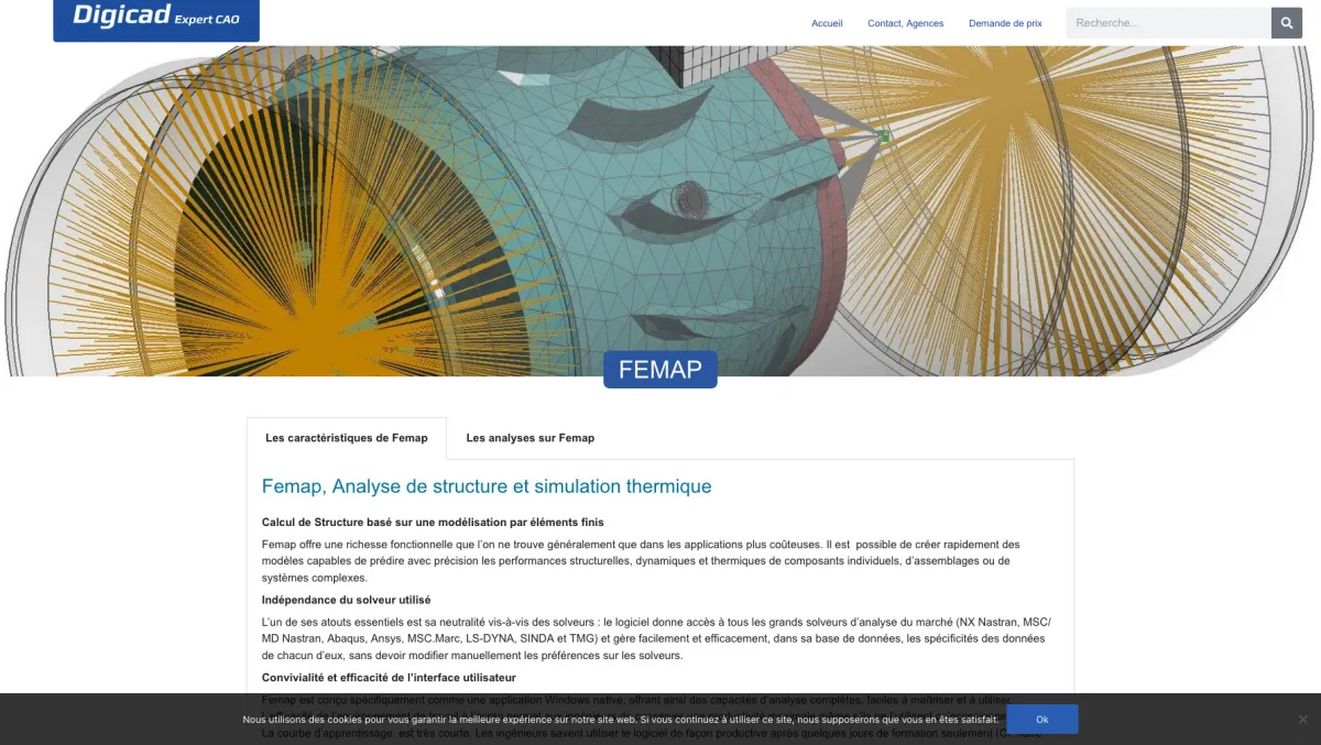 Interface Femap NX Nastran : fonctionnalités, prix, alternatives