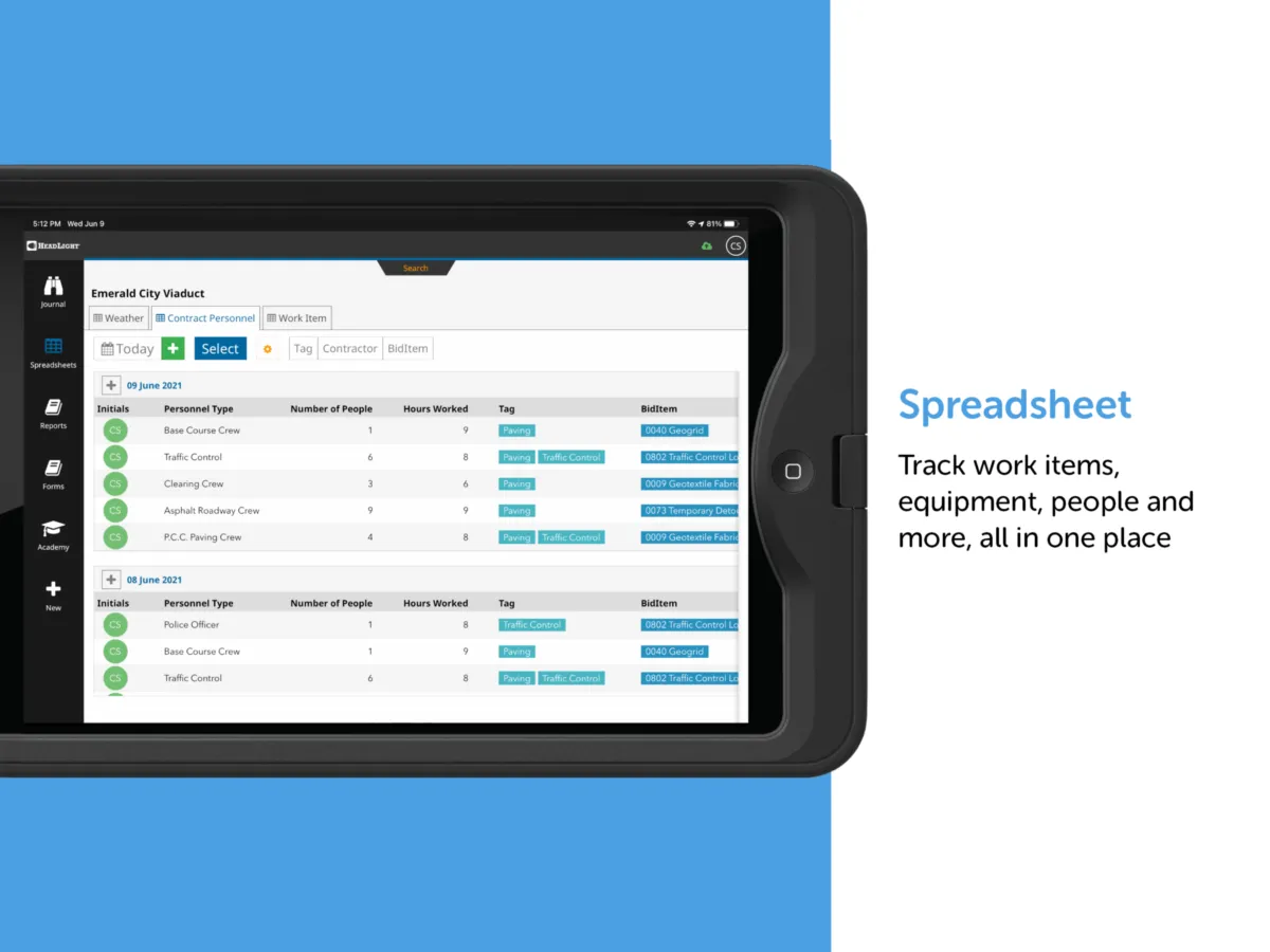 Interface Fieldbook: fonctionnalités, prix, alternatives