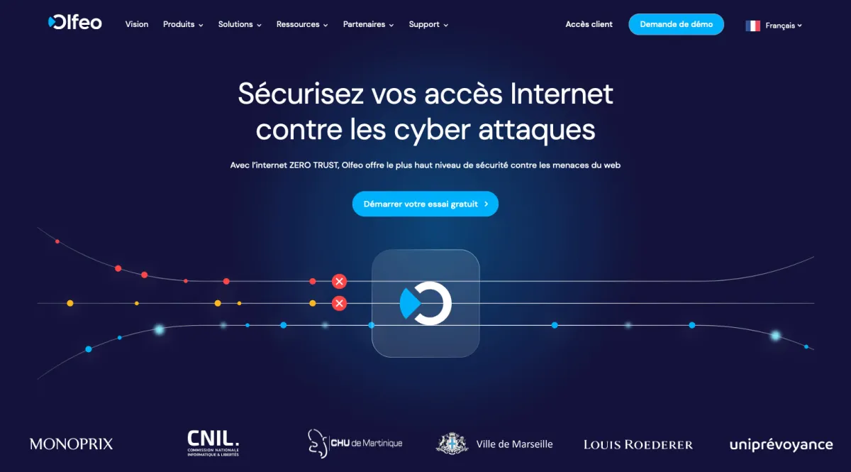 Notre avis sur Filtrage Web Olfeo : un logiciel de sécurité informatique à découvrir