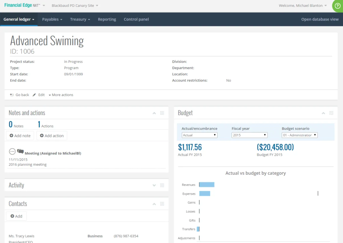 Notre avis sur Financial Edge : un logiciel de gestion d'association et ONG à découvrir