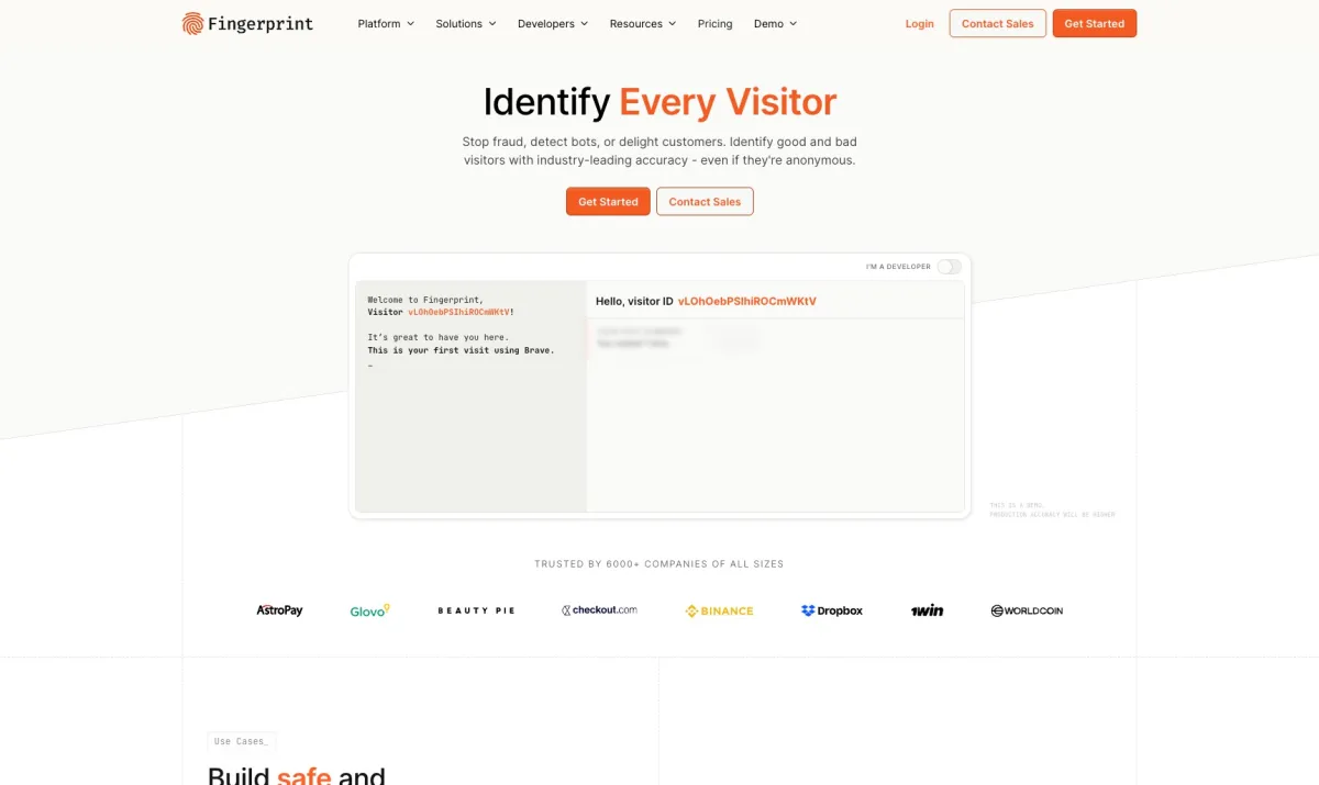 Interface Fingerprint : fonctionnalités, prix, alternatives