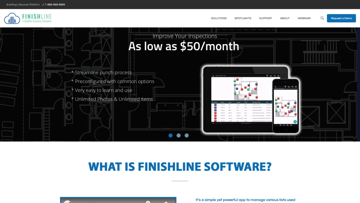 Interface FinishLine : fonctionnalités, prix, alternatives