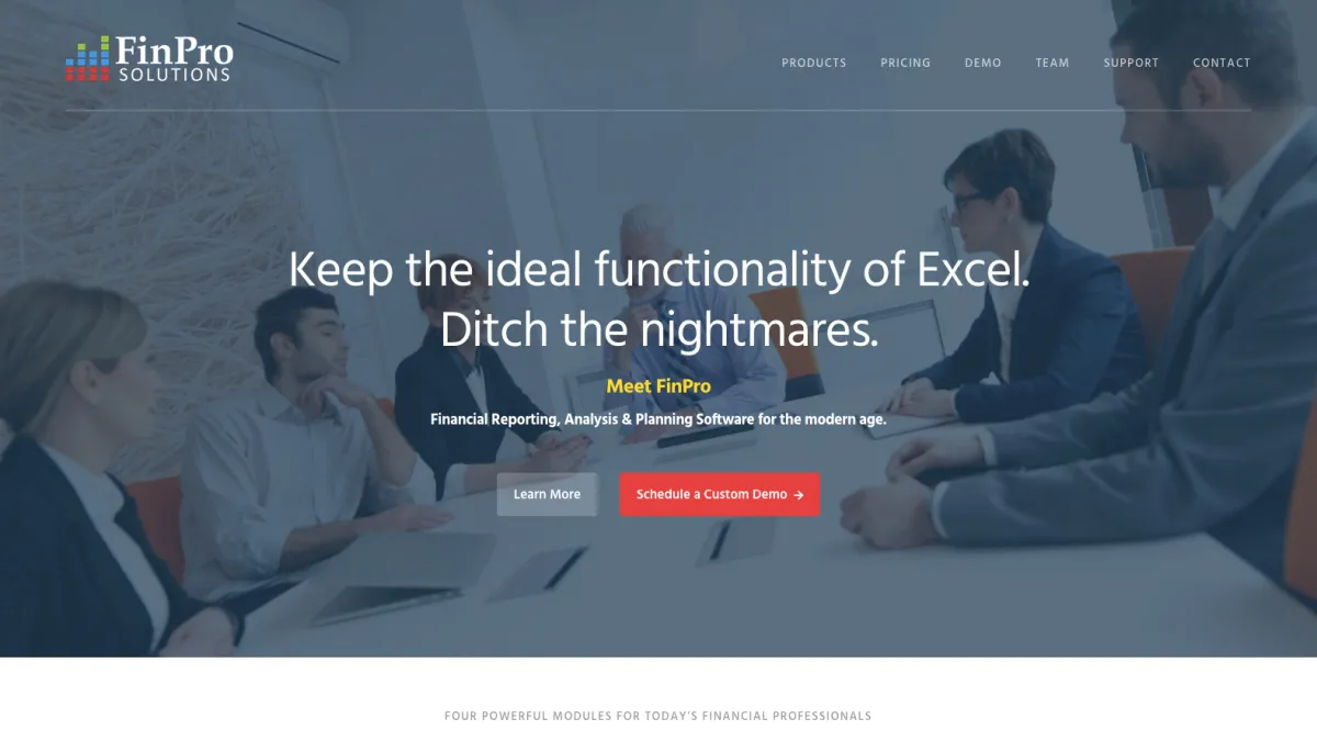 Interface FinPro : fonctionnalités, prix, alternatives