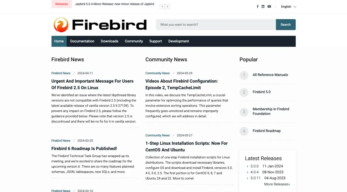 Interface Firebird : image, ergonomie, alternatives Interface Firebird : image, ergonomie, alternatives