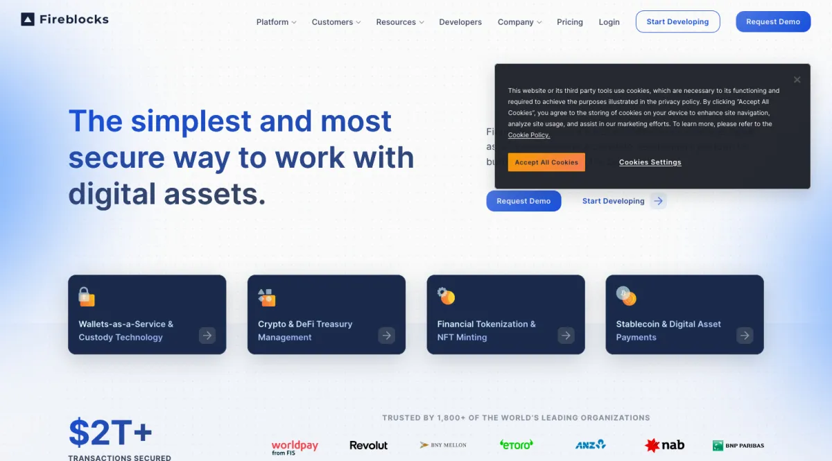 Interface Fireblocks : fonctionnalités, prix, alternatives