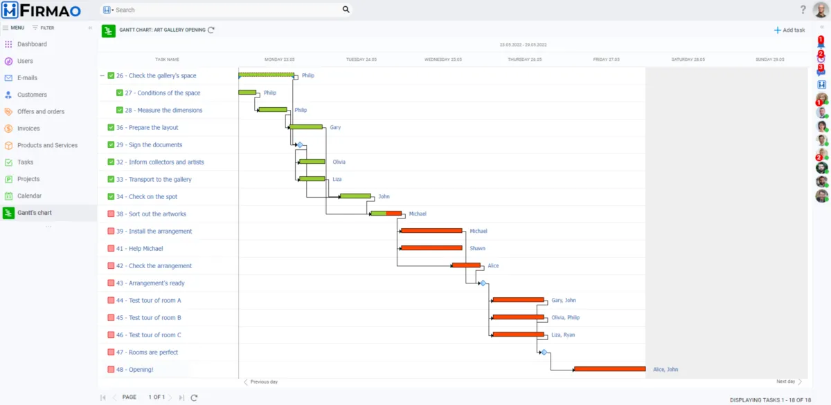 Interface Firmao: fonctionnalités, prix, alternatives