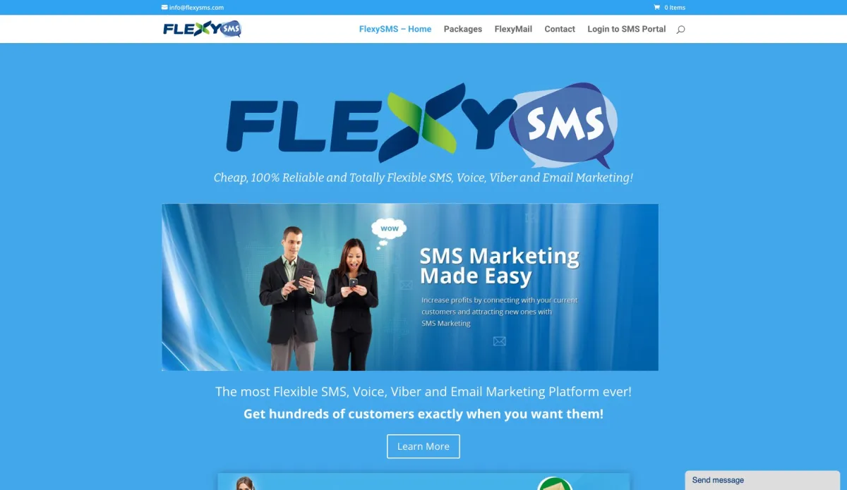 Interface Flexy SMS : fonctionnalités, prix, alternatives