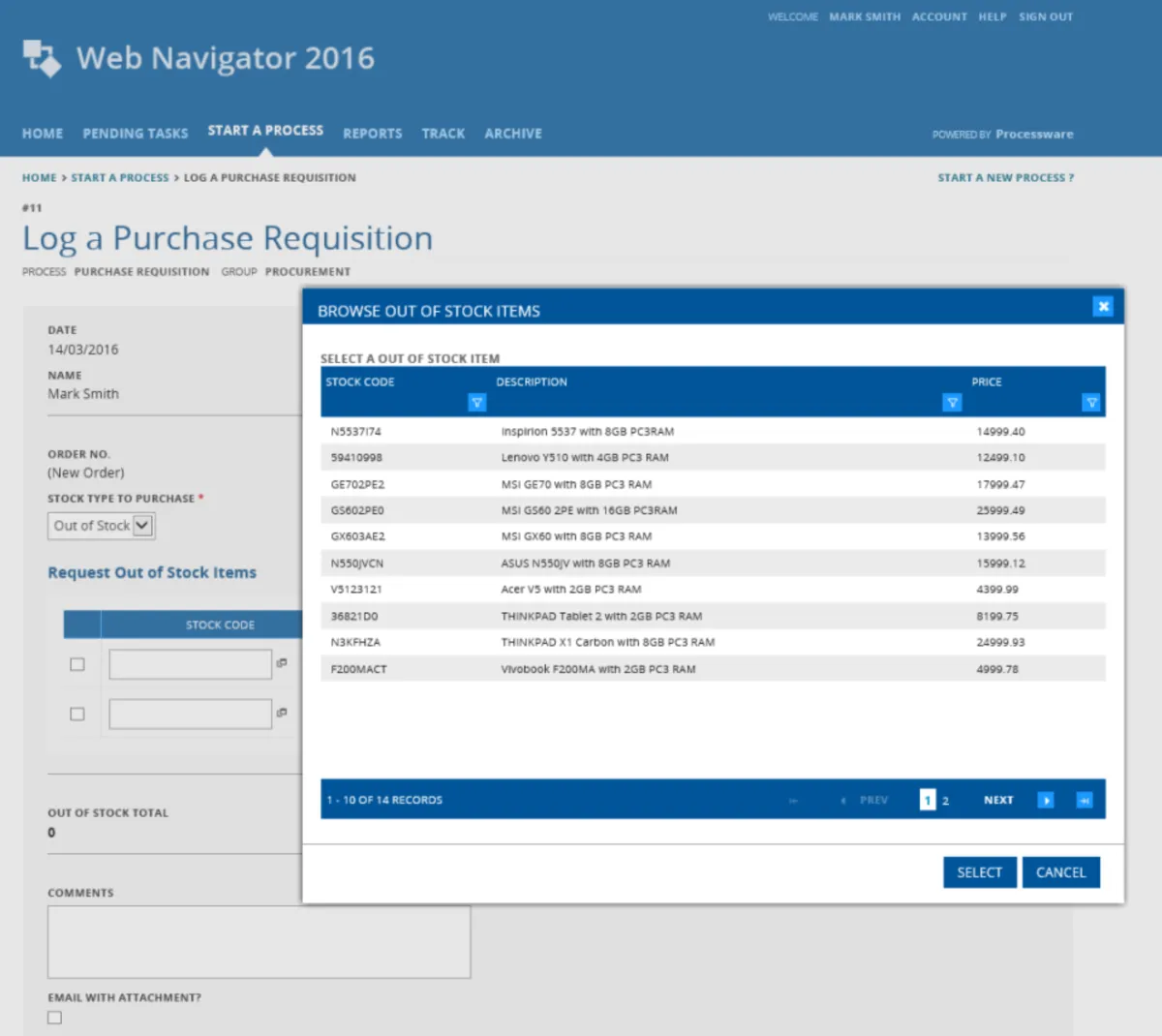 Notre avis sur FlowCentric Processware : un logiciel de workflow à découvrir