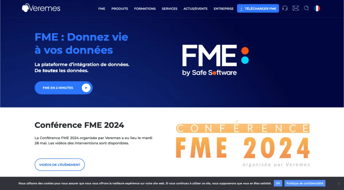Interface FME : fonctionnalités, prix, alternatives