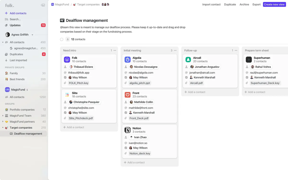 Notre avis sur Folk : un logiciel CRM à découvrir Notre avis sur Folk : un logiciel CRM à découvrir