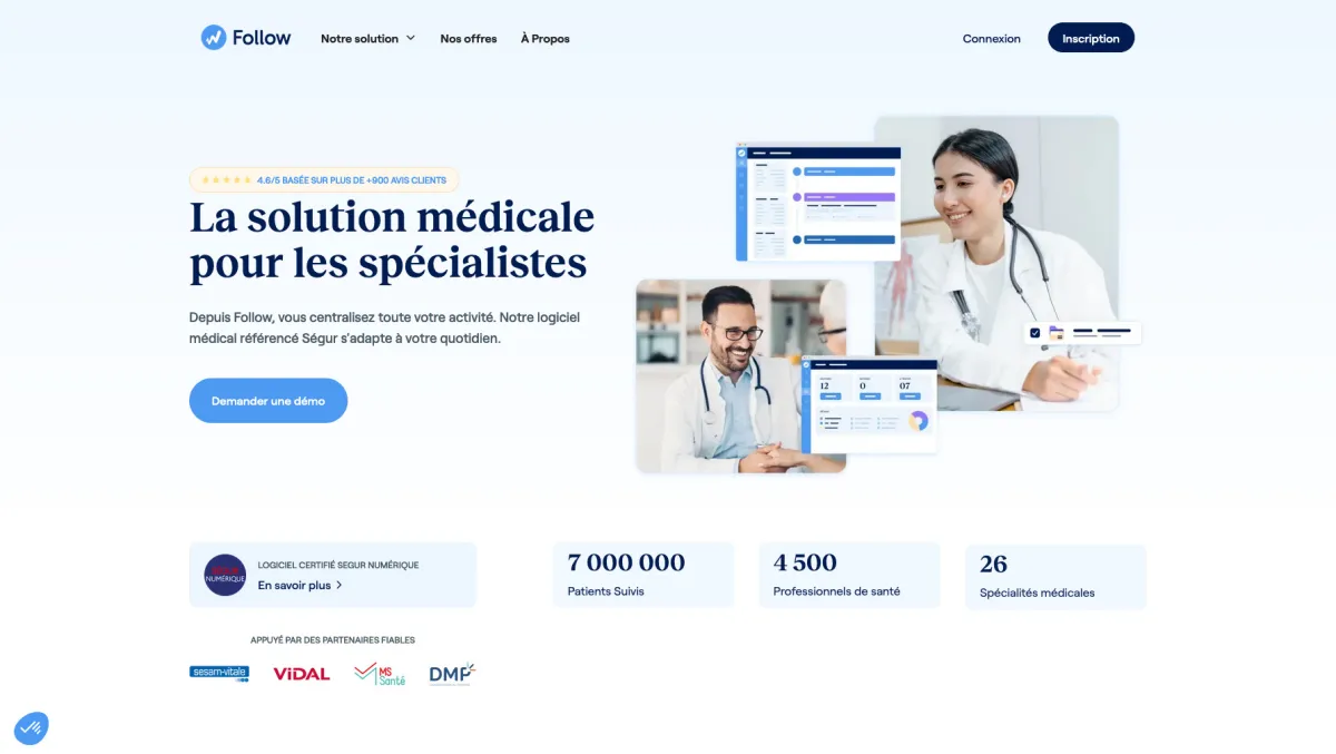 Follow: avis sur le logiciel pour médecin et cabinet médical: fonctionnalités, avantages, inconvénients et tarifs Follow: avis sur le logiciel pour médecin et cabinet médical: fonctionnalités, avantages, inconvénients et tarifs