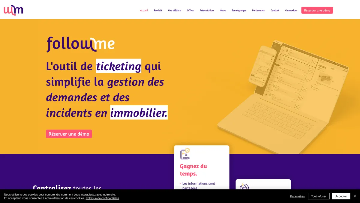 Interface Follow Me : image, ergonomie, alternatives
