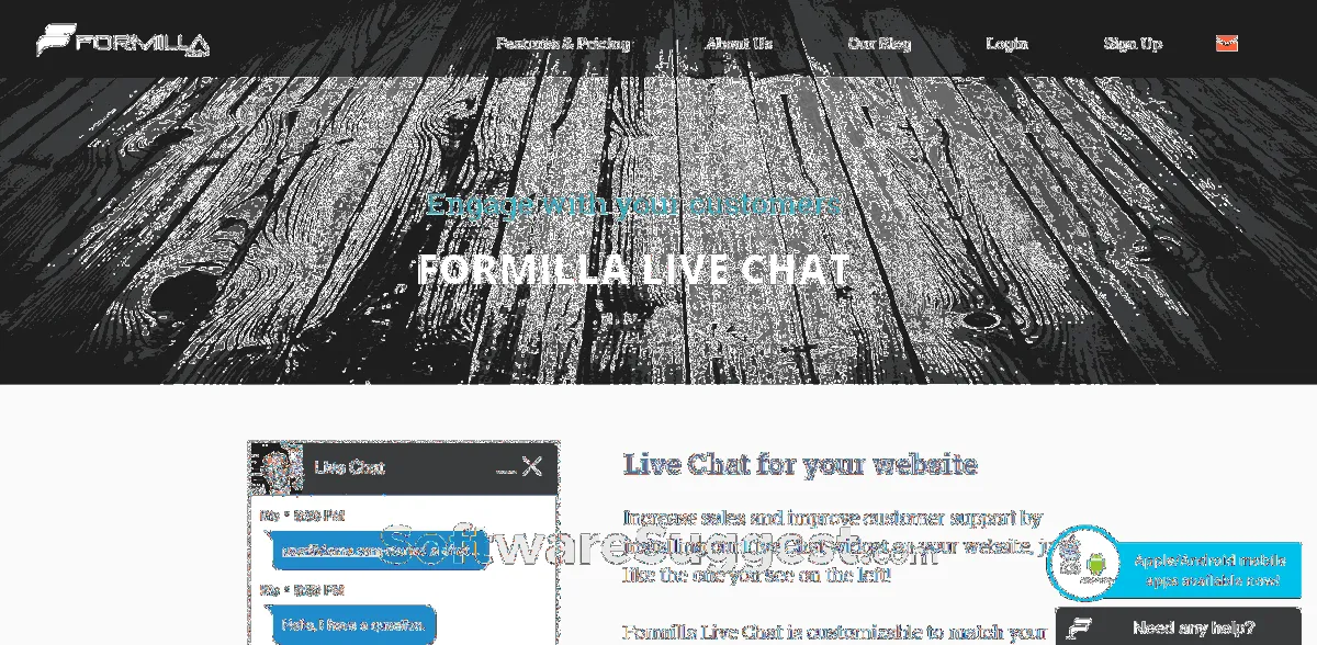 Formilla: avis sur le logiciel de live chat: fonctionnalités, avantages, inconvénients et tarifs