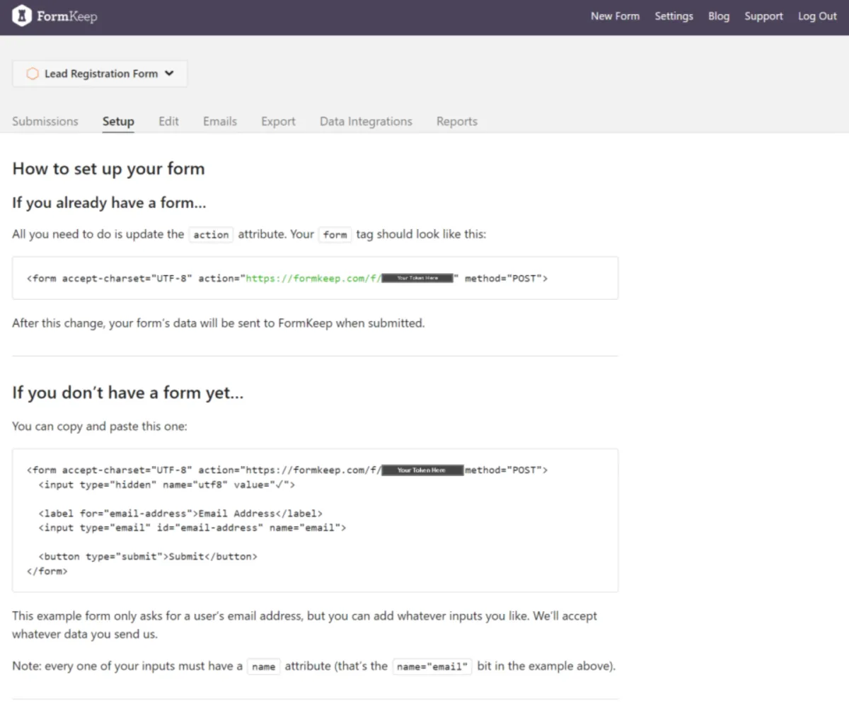 Interface FormKeep: fonctionnalités, prix, alternatives Interface FormKeep: fonctionnalités, prix, alternatives