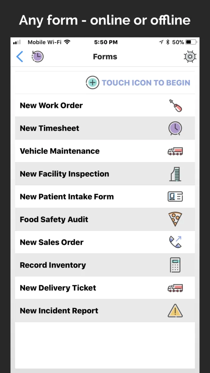 Interface Forms On Fire: fonctionnalités, prix, alternatives