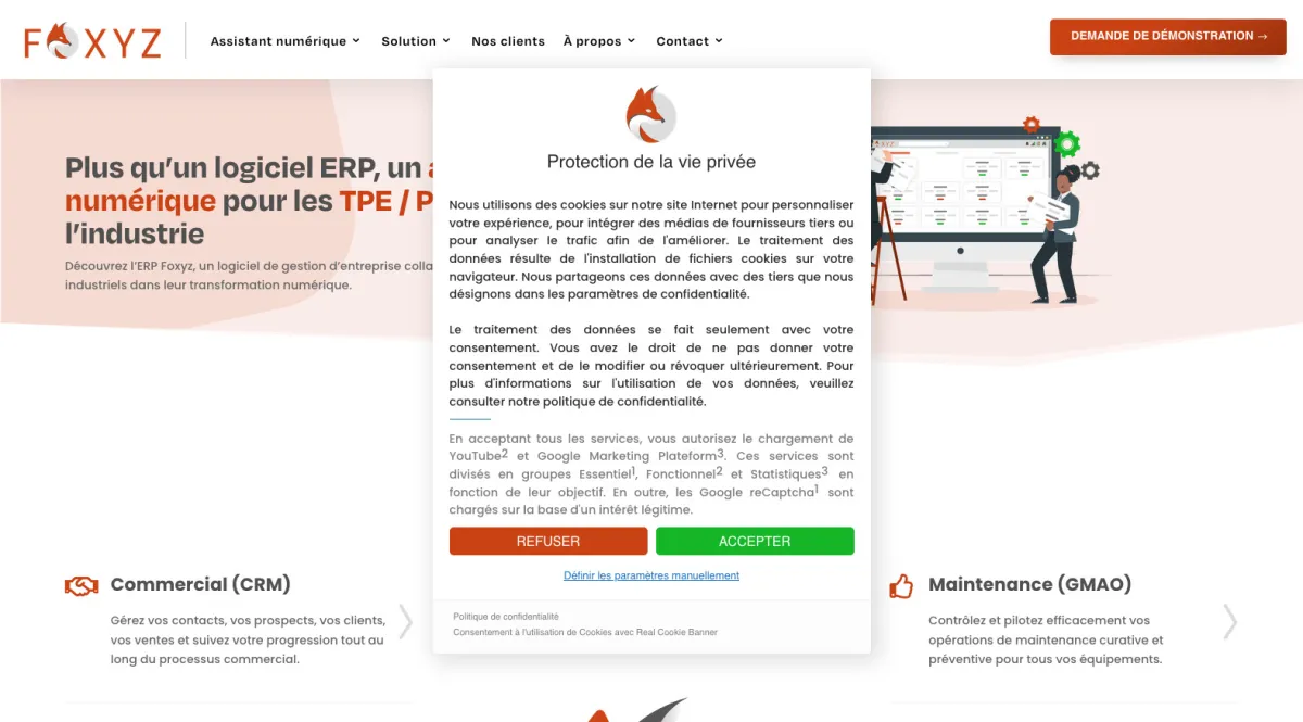 Interface Foxyz : fonctionnalités, prix, alternatives