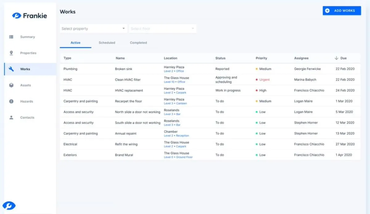 Interface Frankie: fonctionnalités, prix, alternatives