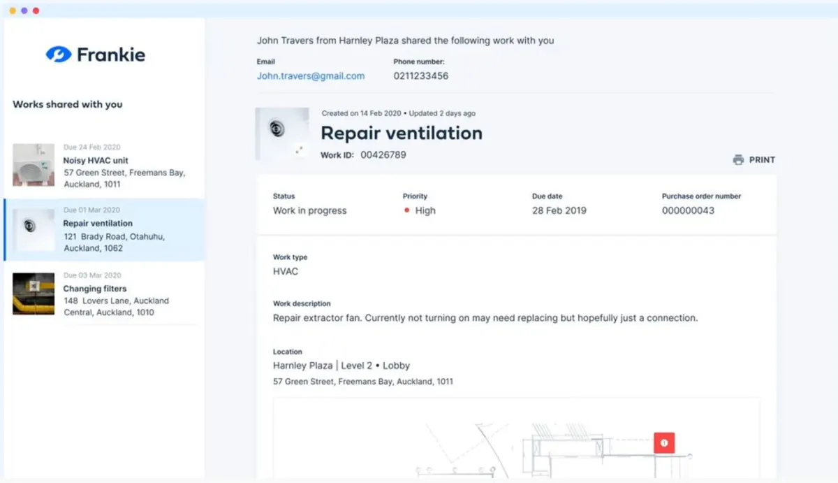 Notre avis sur Frankie : un logiciel GMAO / CMMS / maintenance préventive à découvrir