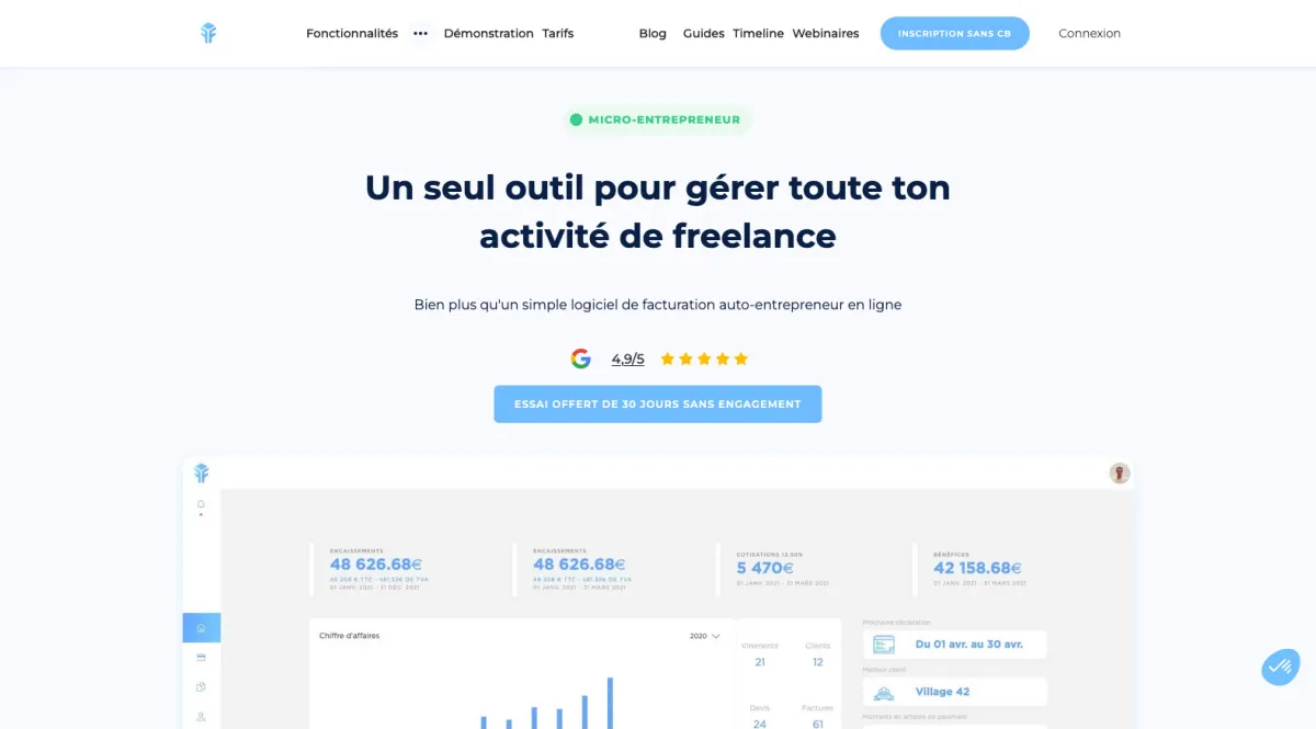 Interface Freebe : fonctionnalités, prix, alternatives