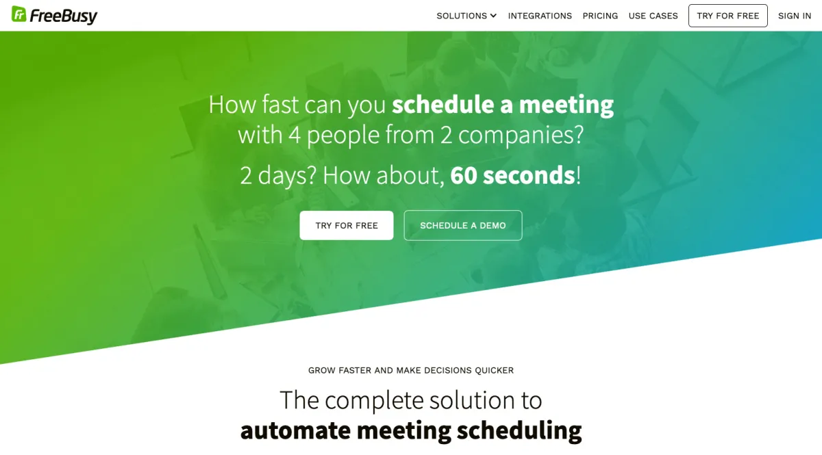 Interface Freebusy : fonctionnalités, prix, alternatives